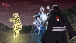 Naruto e Sasuke vs Obito